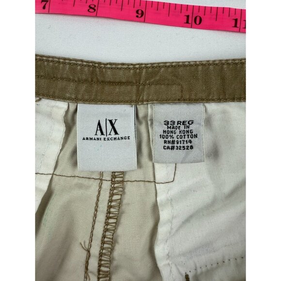 Vintage AX Armani Exchange Wide Leg Pants Men 33 Utility Cargo Y2K - Picture 4 of 8